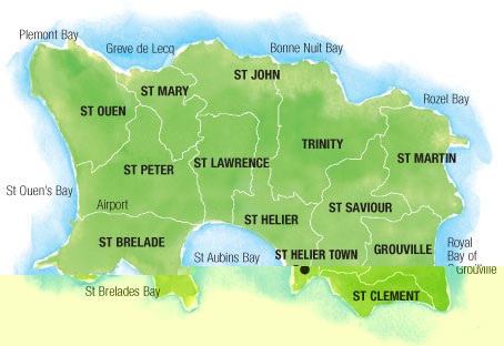 Jersey Map